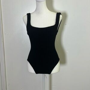 Hunza G Black One Piece Swimsuit